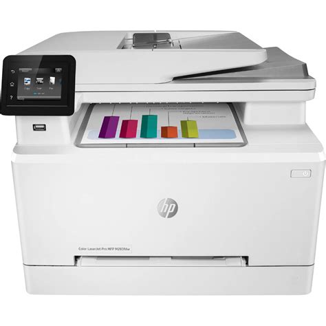 HP Color LaserJet Pro M283fdw Wireless All-in-One Laser Printer, Remote Mobile Print, Scan ...