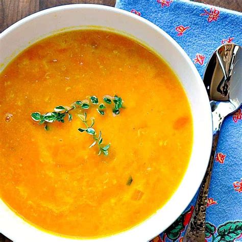 Easy Winter Squash Soup with Gruyere - Pinch and Swirl