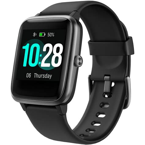 Letsfit ID205L Smartwatch (Black) ID205L-BLK B&H Photo Video