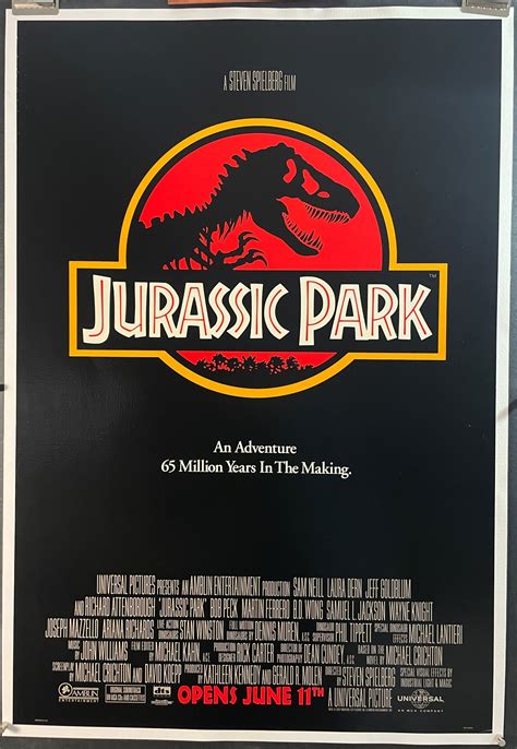 JURASSIC PARK, Original Rolled Advance Movie Poster - Original Vintage Movie Posters