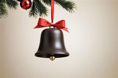 Premium AI Image | Bell Choir of Christmas A Festive Background Resonating with Holiday Cheer