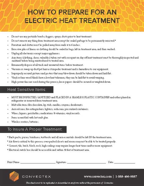 Bed Bug Heat Treatment Preparation Checklist Orkin - PestPhobia