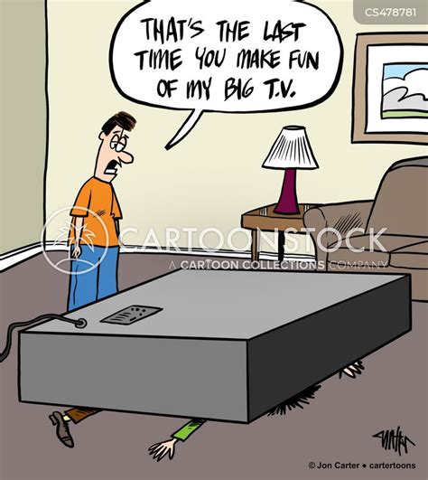 Big Tv Cartoons and Comics - funny pictures from CartoonStock