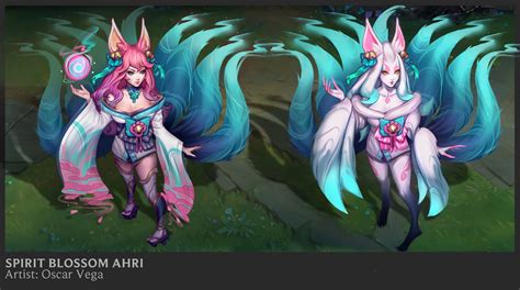 ᴀʜʀɪ 九尾の狐 - Spirit Blossom Ahri - Skin Concept, by Oscar... | Facebook