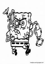 Terminator Coloring Spongebob Pages Squarepants Print Kleurplaten Getcolorings Maatjes Color Getdrawings Template sketch template