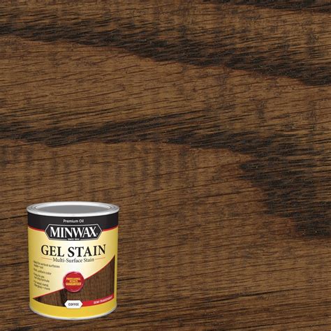 minwax gel stain coffee oil based interior stain actual net contents