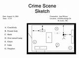 Crime Forensic Sketch Baseline Triangulation Polar sketch template