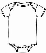 Baby Bib Coloring Onesie Pages Outline Shower Colouring Template Sketch Diaper Bing Onesies Saved sketch template