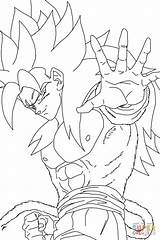 Goku Coloring Ssj4 Pages Super Saiyan Printable Color Drawing La Draw Getdrawings Getcolorings Deviantart Sup sketch template