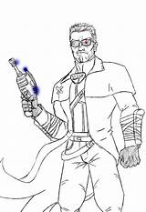 Terminator Coloring Pages Drawing Negro Adam Template Getdrawings Deviantart sketch template