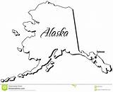 Alaska Outline State Map Coloring Vector Pages Dreamstime Printable Illustration Juneau Color Silhouette Flag Getcolorings Drawings Perfect Line Stock Seal sketch template