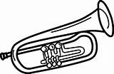 Trumpet Trumpets Trompete Arrg Kontakt Lusky Linie Kunst Schulleiters Sim Fichtenberg Oberschule Pinclipart sketch template