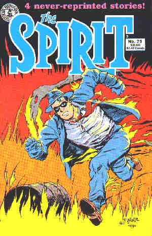 The Spirit: A 1991 comic book cover. Artist: Will Eisner.