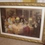 Fine Art Impressionist Print of a Society Dinner 