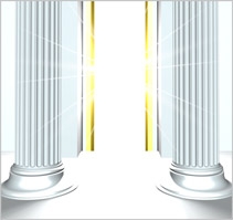 Twin Pillars of The Temple