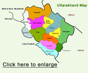 Uttarakhand Map