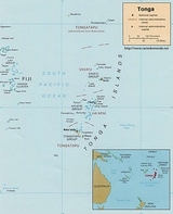 Mapa Tonga