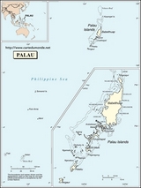 Mapa Palau