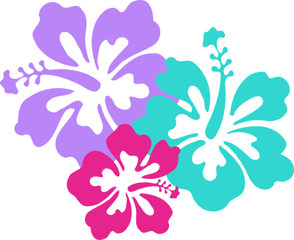 Luau Flowers Clip Art Borders Free - ClipArt Best