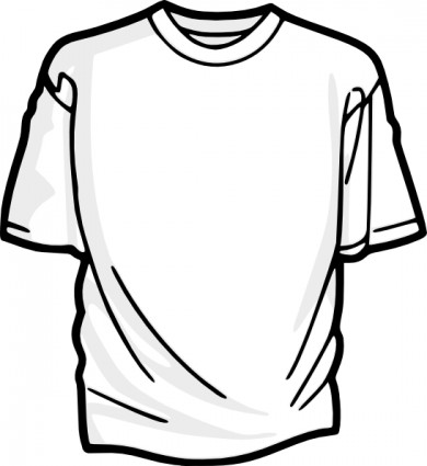 Blank t shirt clipart