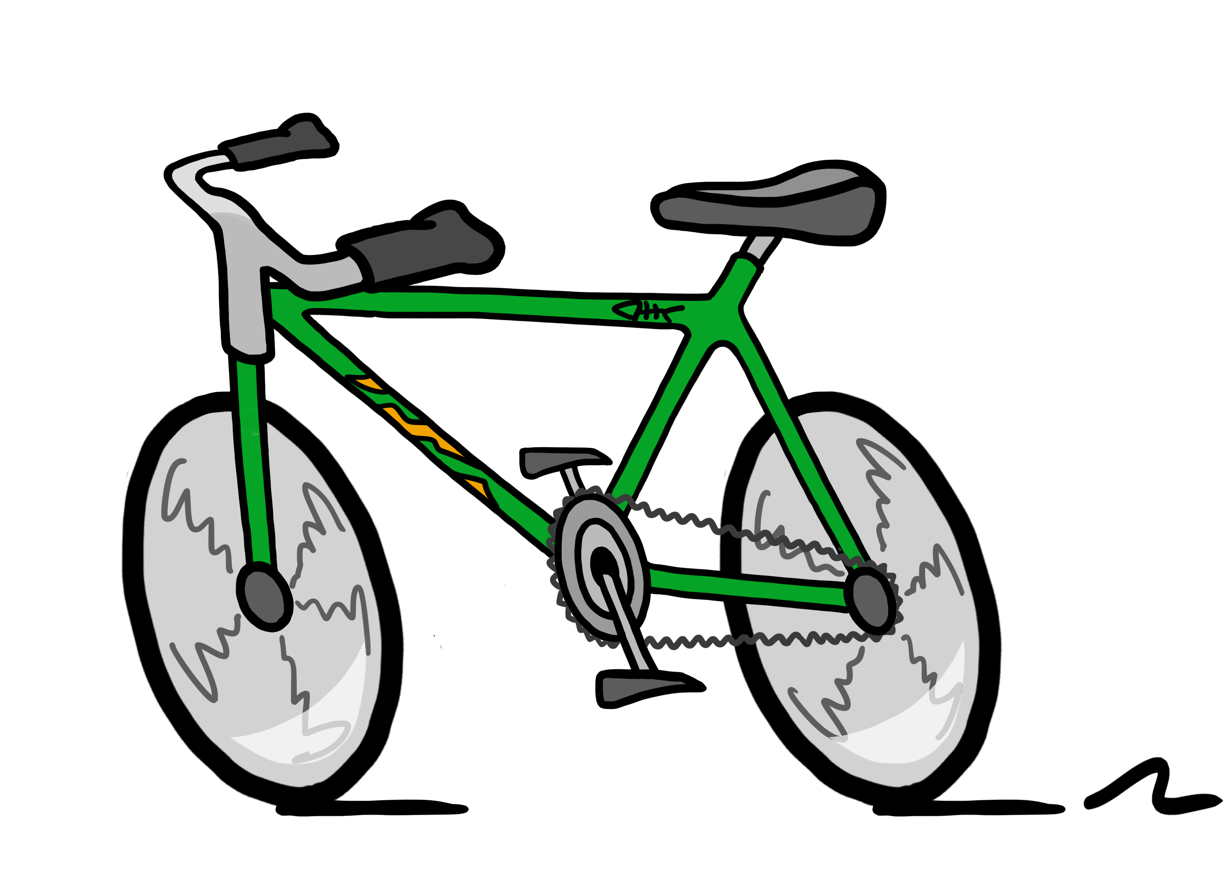 Clipart Bicycle - Tumundografico