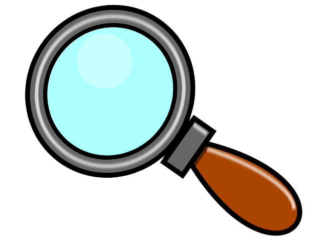 Magnifying Glass Clipart Black And White - Free ...