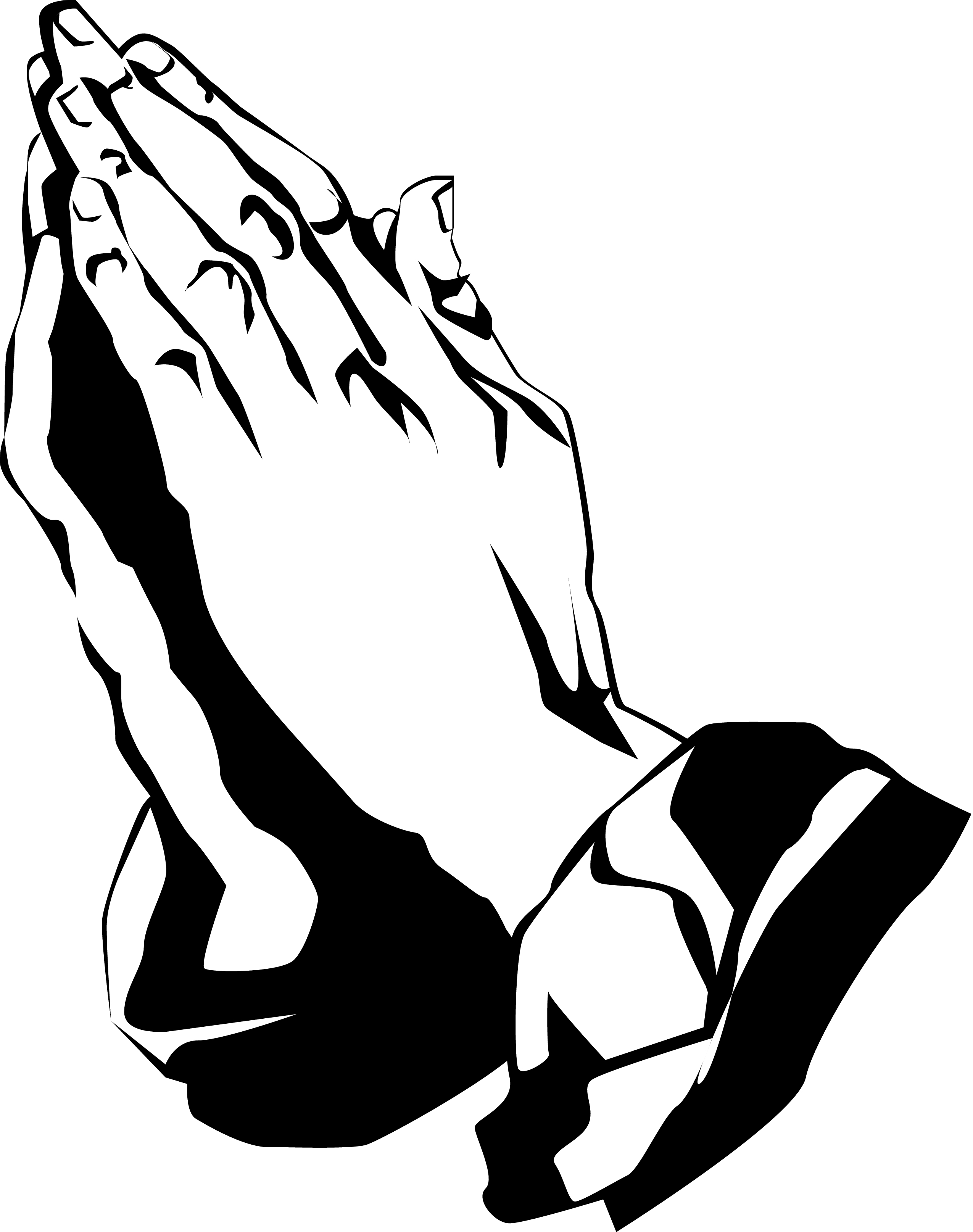 Praying hands clip art free download 3