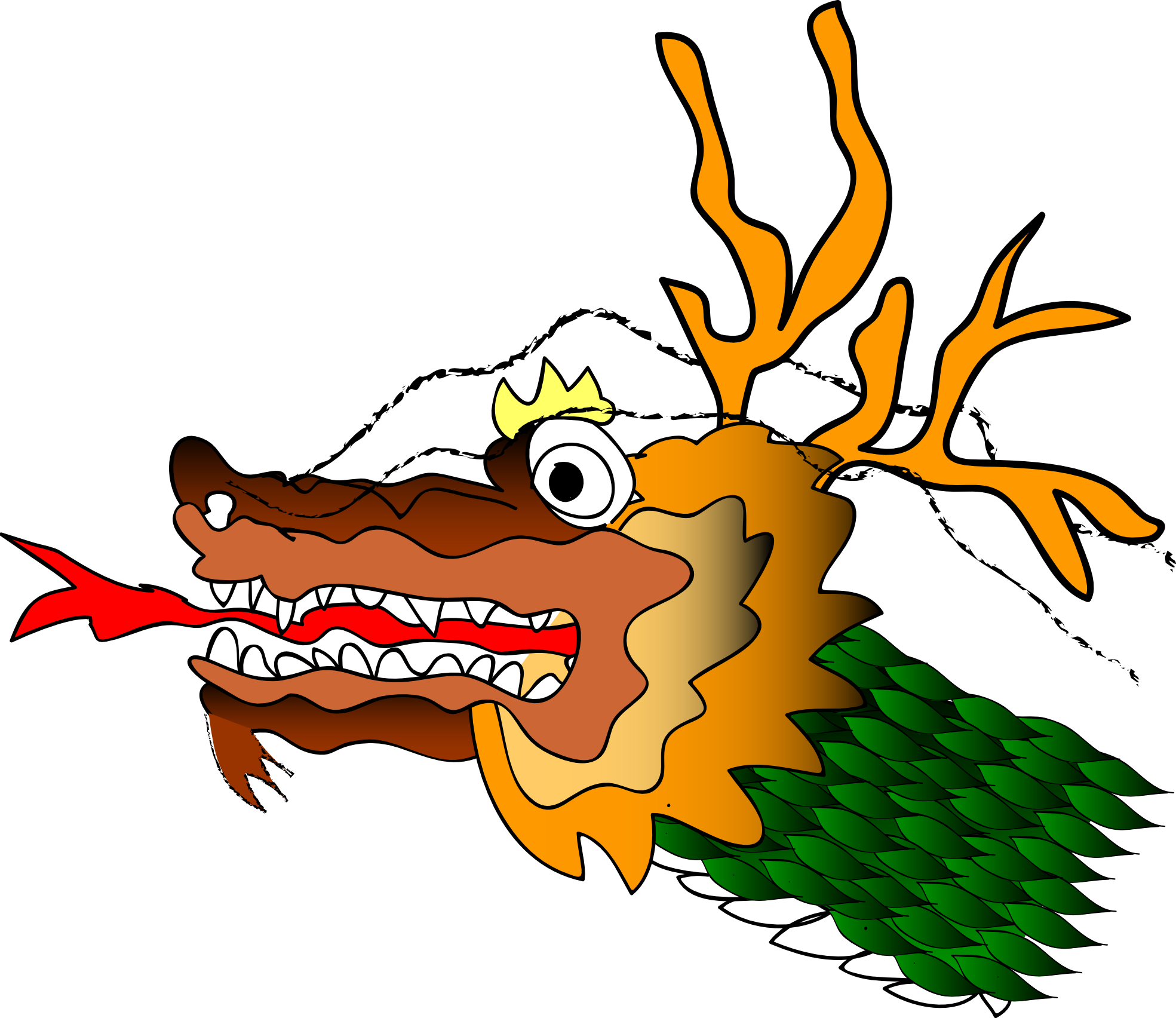 Clip Art: Dragon Chinese new Year 2 Redonkulous ...