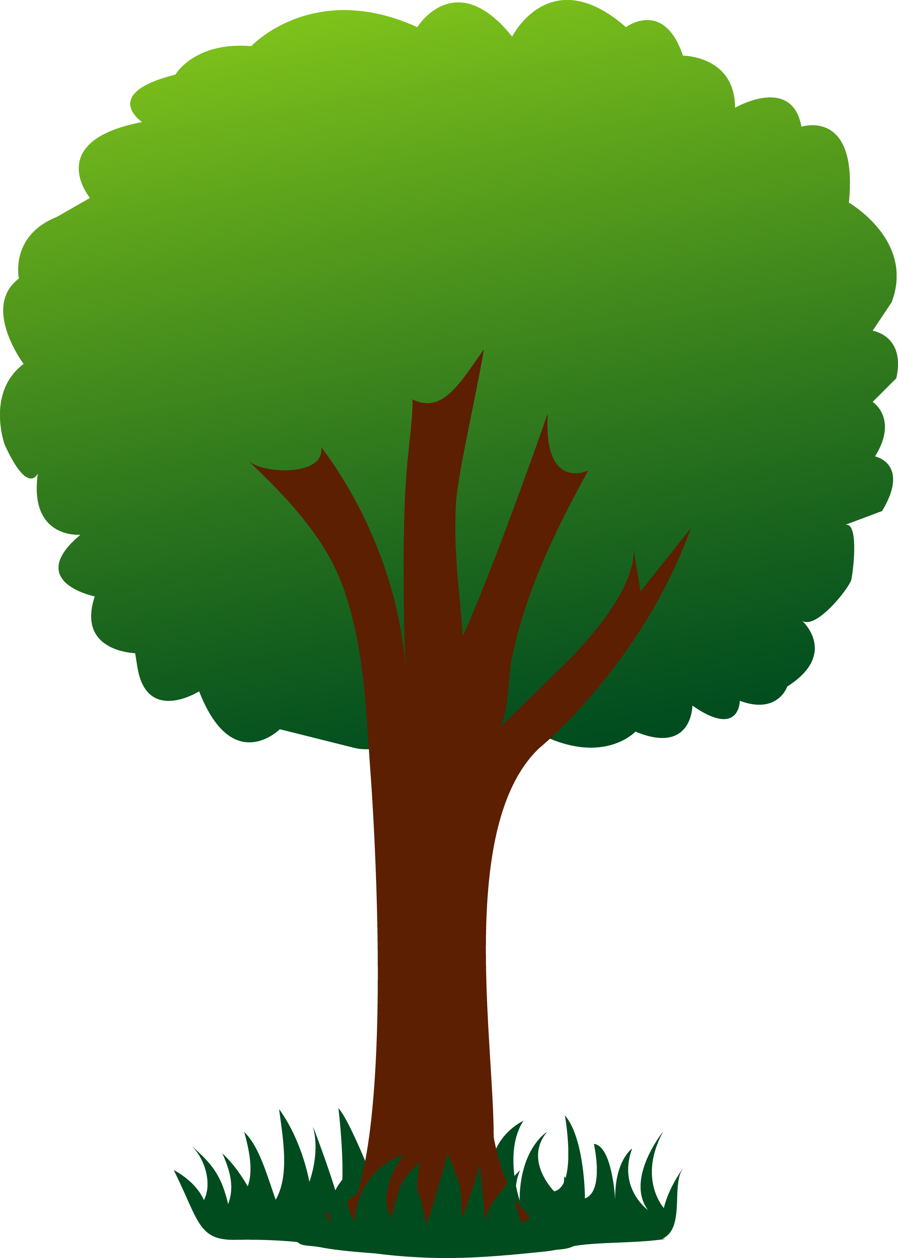 Cartoon tree clipart - ClipartFox