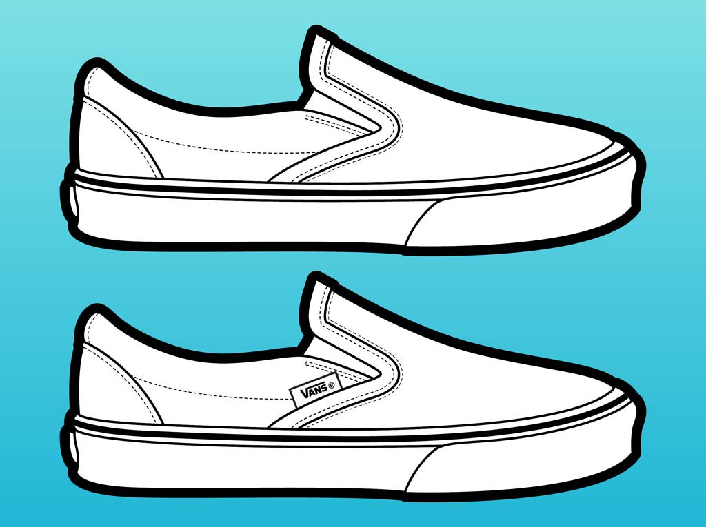 Vans Shoes Vector Vector Art & Graphics | freevector.com