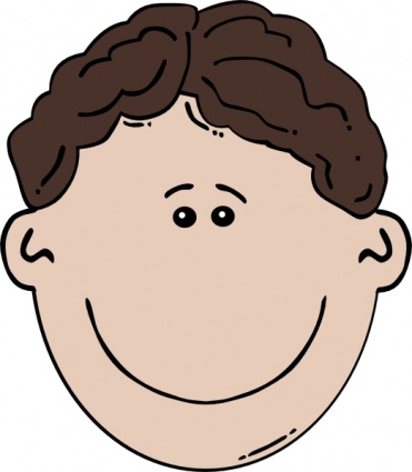 Head kids cartoon clipart