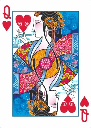 Queen Of Hearts Card