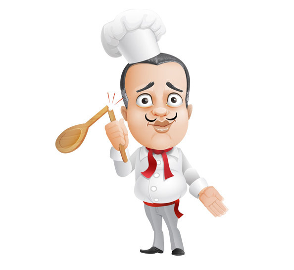 Free cartoon chef clipart