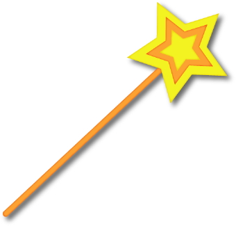 Star wand clip art