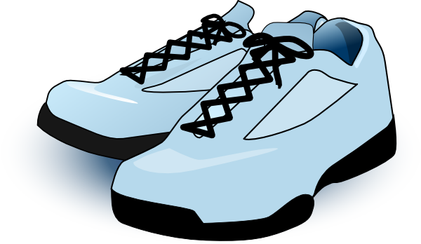 Tennis Shoes clip art Free Vector / 4Vector