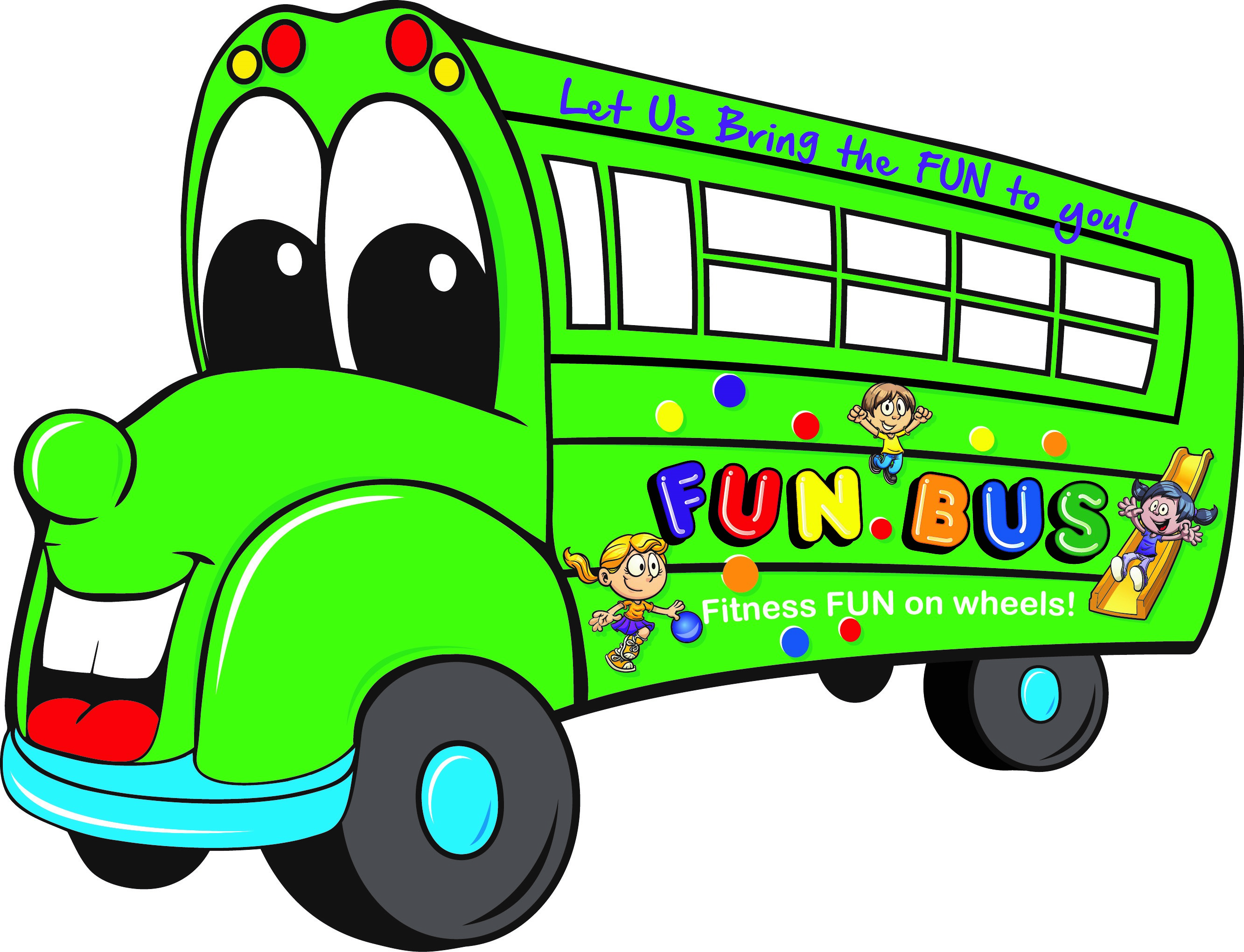 Fun bus clipart