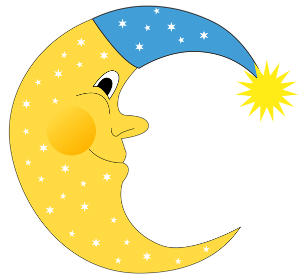 Yellow Moon Clip Art At Clker - Vergilis Clipart