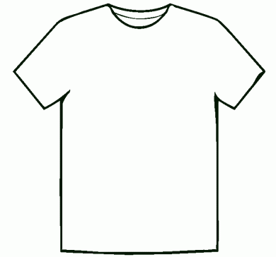 T Shirt Outline Printable - ClipArt Best