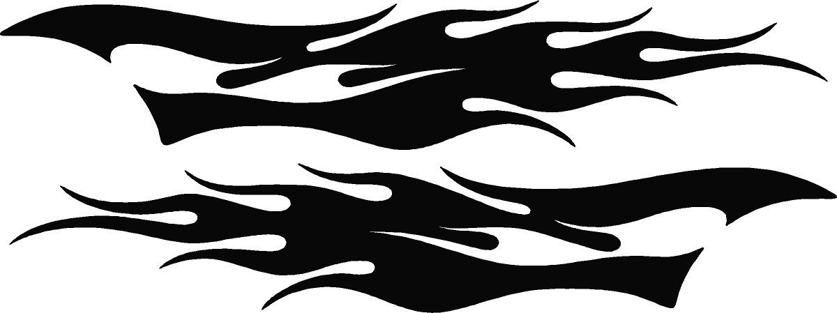 Race car decals, truck vinyl graphics, flames auto decals | Xtreme ...