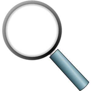 Clipart of magnifying glass