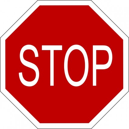 Stop no clipart