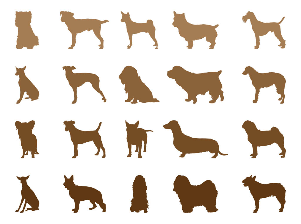 Pug Silhouette Clipart