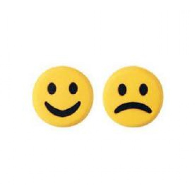 Happy face sad face clipart