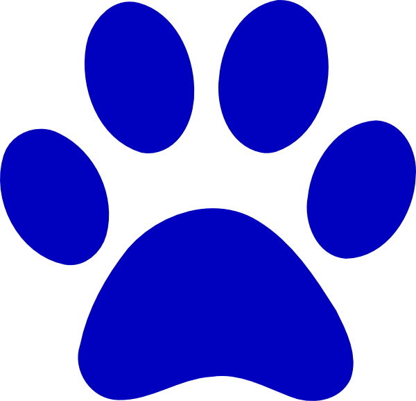 Bobcat Paw Print Clip Art