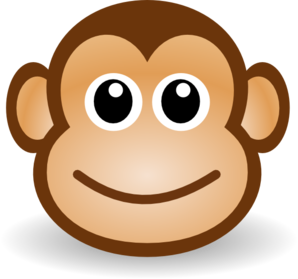 Baby Monkey Face Clip Art - Free Clipart Images