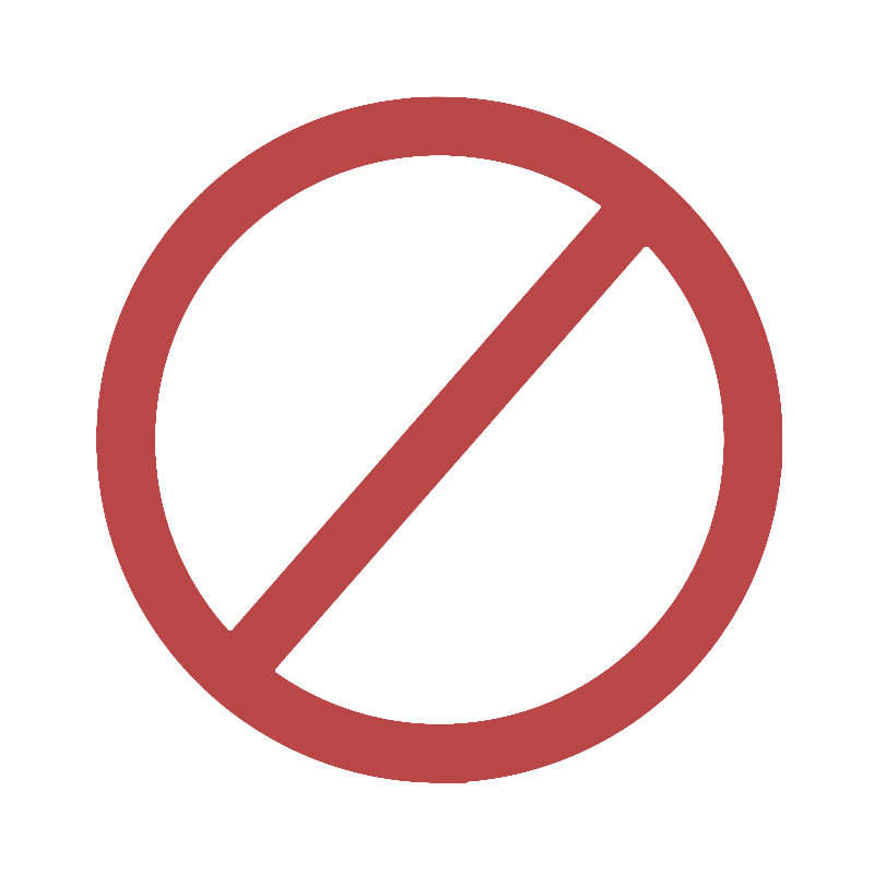 No Symbol Icon | Motion Graphic Stock