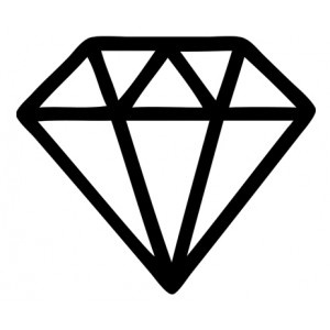 Diamond outline