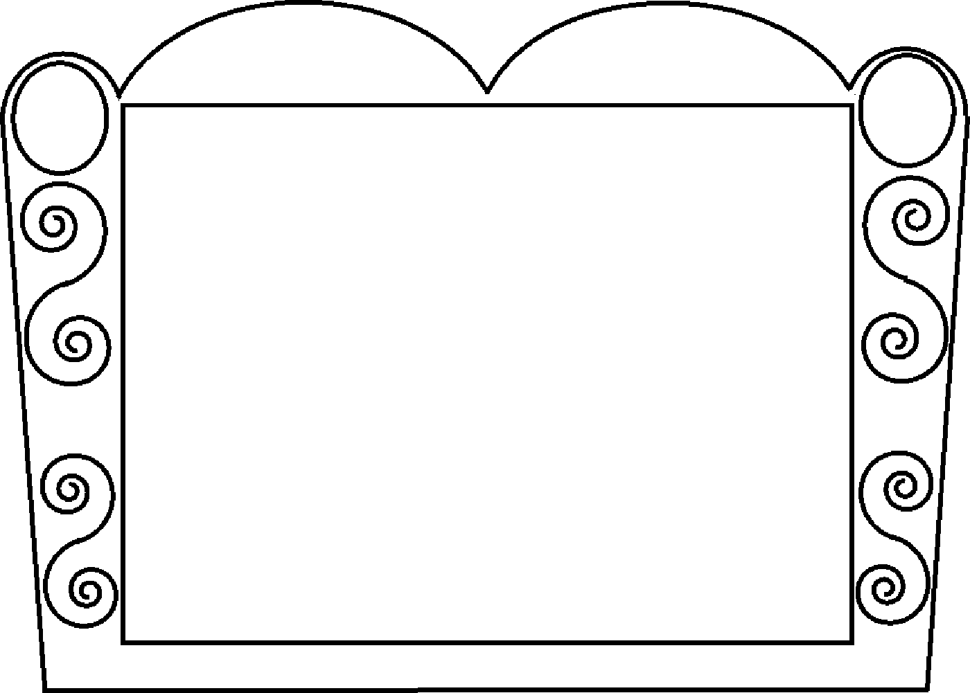 Blank Scroll Template