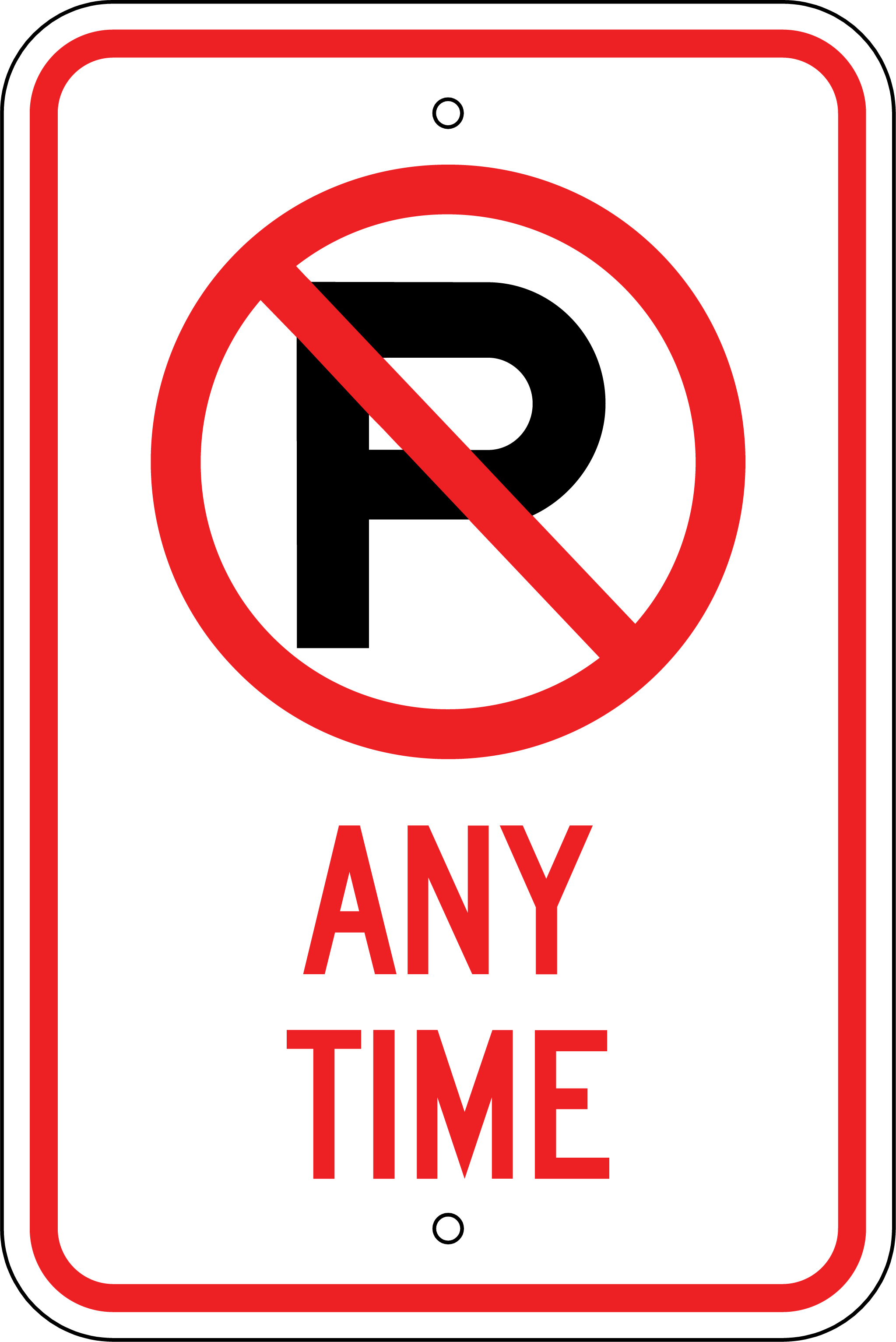 Printable No Parking Signs - ClipArt Best