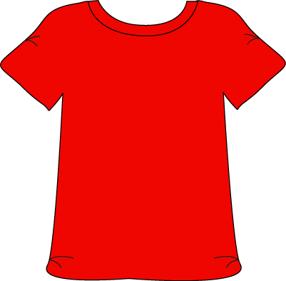 Blank t shirt clipart